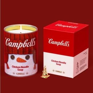 Campbell's Chicken Noodle Soup Candle - Red and White